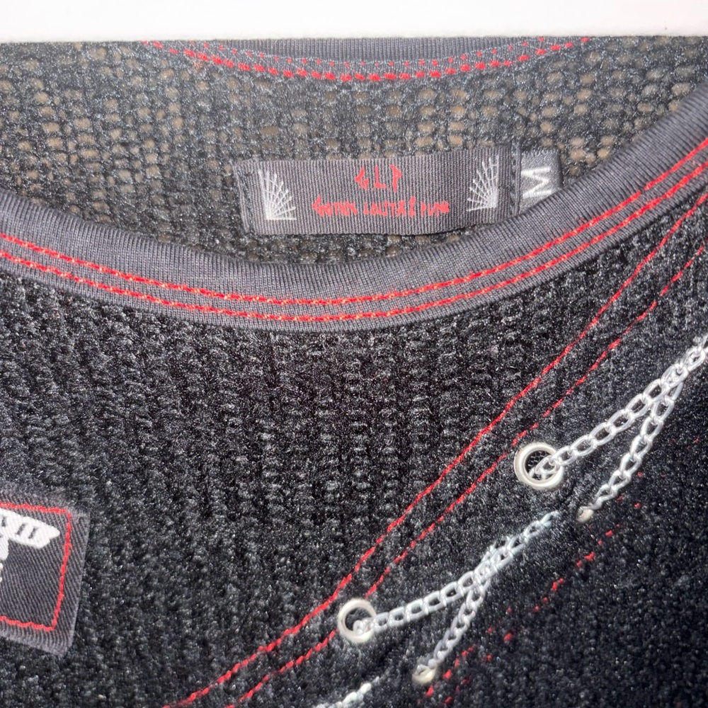 Rare gothic lolita punk knitted sweater